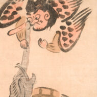 “Ōtsu-e:Tengu and Elephant”