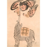 “Ōtsu-e:Tengu and Elephant”