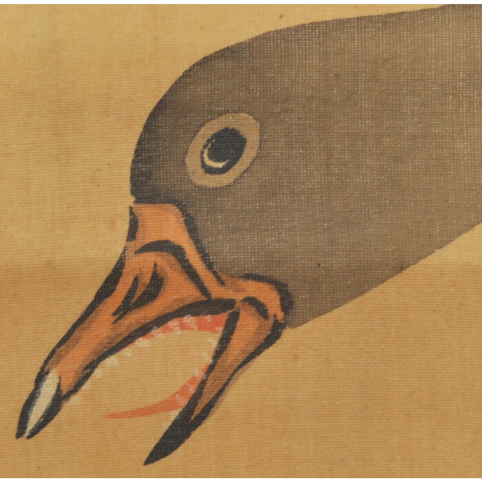 金子金陵「芦雁図」4