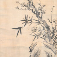 山本梅逸「四君子之図」0_1