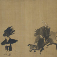 画： 鍬形蕙斎(北尾政美)、賛： 嵐亭富「大原女」0