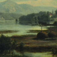 Ludwig Halauska「湖畔風景」0