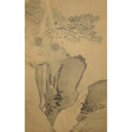 “Deer Beneath the Waterfall”