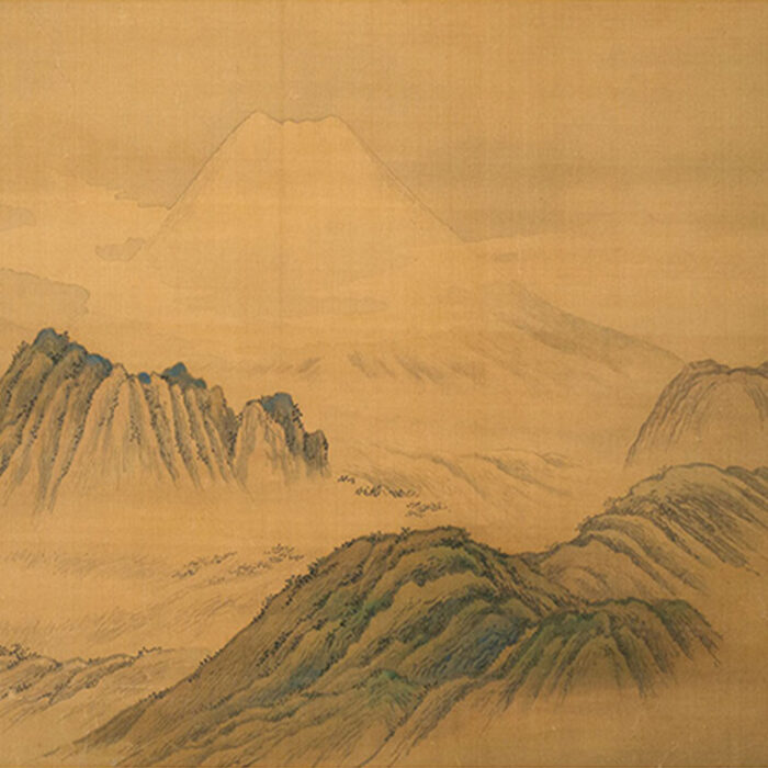 宋紫石「日金山眺望富士山図」0