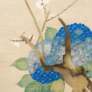 “White-Robed Kannon, Shirabyōshi Kamegiku, and Flowers of the Four Seasons”