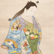 “White-Robed Kannon, Shirabyōshi Kamegiku, and Flowers of the Four Seasons”