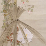 “White-Robed Kannon, Shirabyōshi Kamegiku, and Flowers of the Four Seasons”