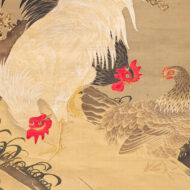 若演「梅花群鶏図」0