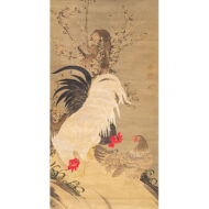 “Plum Blossoms and Roosters”