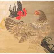 “Plum Blossoms and Roosters”
