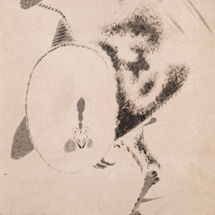 伊藤若冲「鶏図-6」0