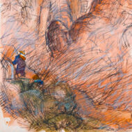 速水御舟「上州妙義金洞山石門」0