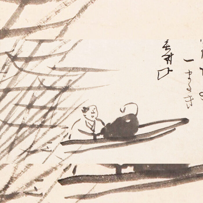 与謝蕪村「舟遊び図画賛」0