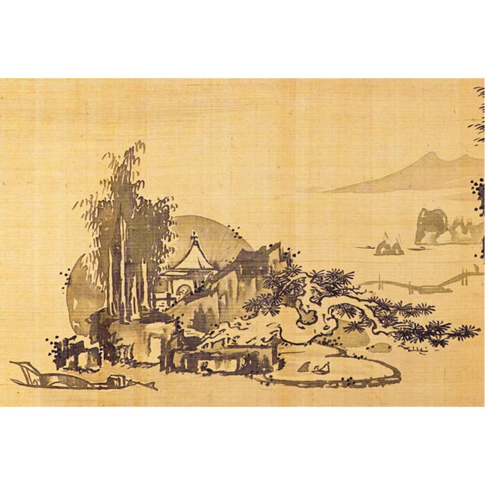 曽我蕭白「山水図」4