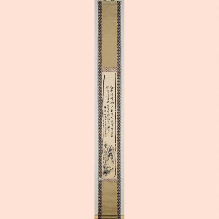 浦上玉堂「渓山孤亭図」1