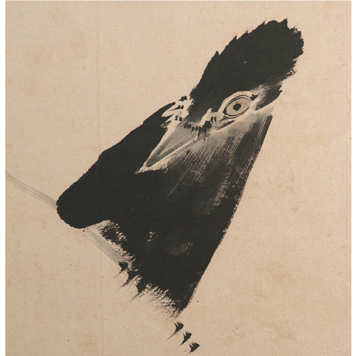 伊藤若冲「雪景叭々鳥図」5