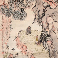 池大雅_楓林停車図_0_1