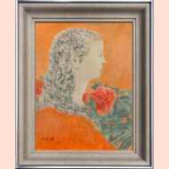 “Girl and Flowers”