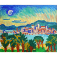 “Cannes under the Waning Moon”